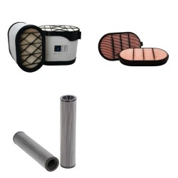 Filter Kit for JCB Fastrac 8250 with SISU 84AWI Engine Serial No 113940-1139999 Year 2011-