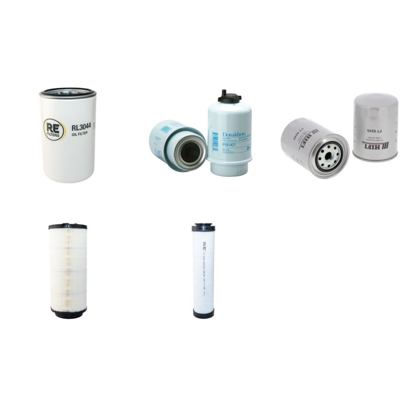 Filter Kit for JCB JS115 Air Oil Fuel Filters with Isuzu Engine Year 2006-
