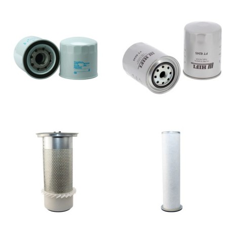 Filter Kit for JCB JS130W (SINGLE OIL FILTER) Air, Oil, Fuel Only