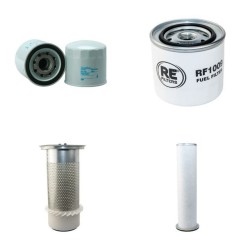 JCB JS150W Filter Service Kit Air Oil Fuel Filters with