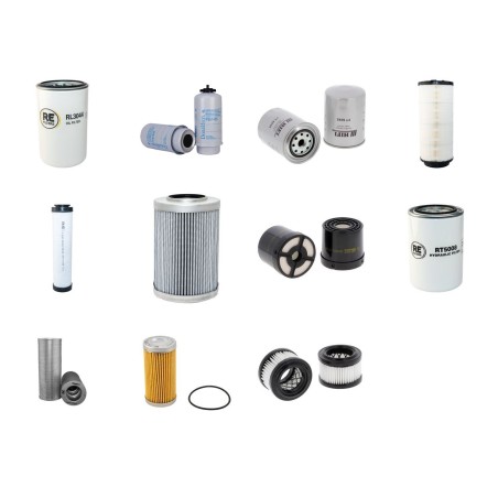 Filter Kit for JCB JS160SLP with Isuzu Engine 2006-