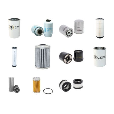Filter Kit for JCB JS160NC /LC/SC AUTOAMS with Isuzu Engine 2005-