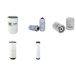 Filter Kit for JCB JS160SLP Air Oil Fuel Filters with Isuzu Engine Year 2006-