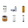 Filter Kit for JCB JS200LC Air Oil Fuel Filters with Isuzu Engine Year 2011-