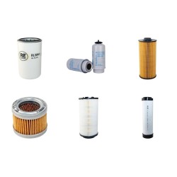 Filter Kit for JCB JS235(HD) Air Oil Fuel Filters with Isuzu Engine
