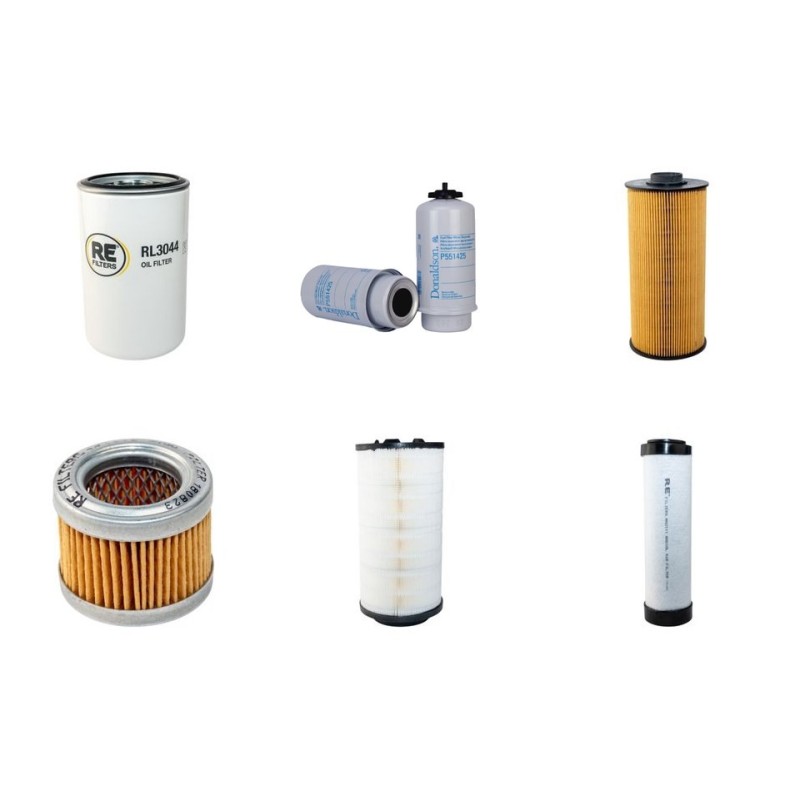 Filter Kit for JCB JS235(HD) Air Oil Fuel Filters with Isuzu Engine
