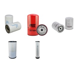 Filter Kit for JCB JS210LC Air Oil Fuel Filters with Isuzu Engine Serial No Dbl Oil