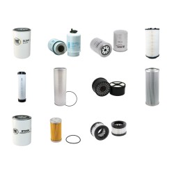 Filter Kit for JCB JS210LC with Isuzu 4HK1X Engine Year 2006-