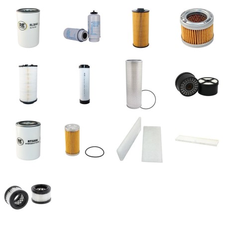 JCB JS 235 /HD Filter Service Kit w/Isuzu Eng.