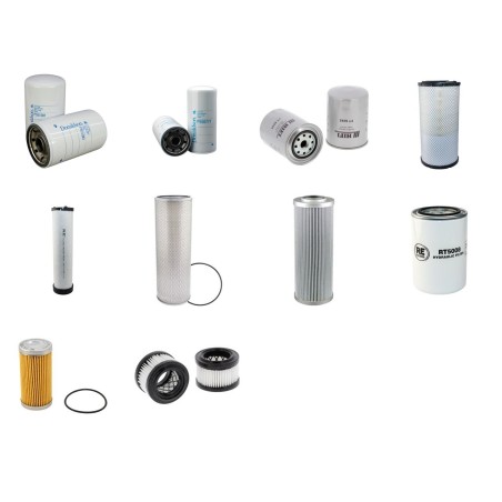 Filter Kit for JCB JS260LC with Isuzu Engine