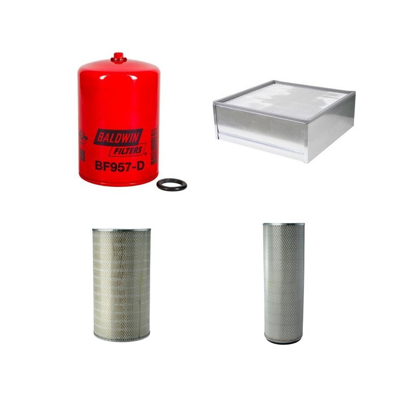 Filter Kit for JCB JS450LC with Isuzu 6RBITPE01 Engine Serial No 714002-