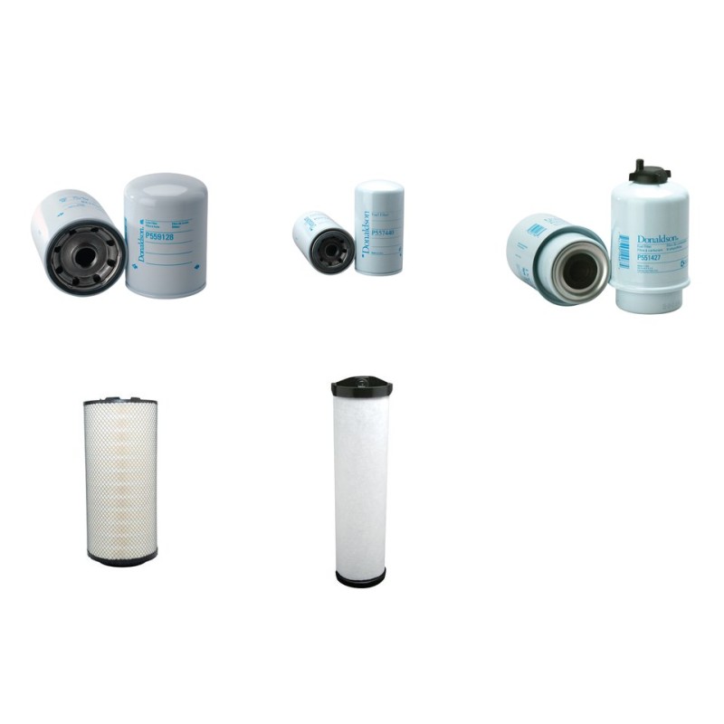 Filter Kit for JCB JS460LC/AMS with Isuzu A-6SDITC Engine Year 2002- 305 CH
