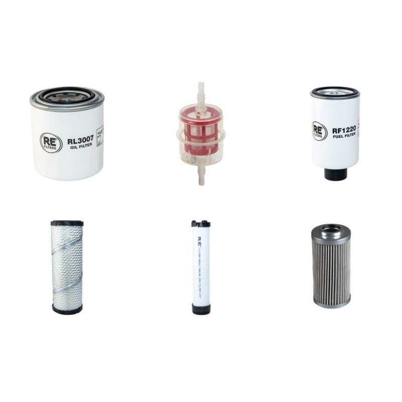 Filter Kit for JCB VMT160-80TSC with Kubota D1005 Engine Year 2013-