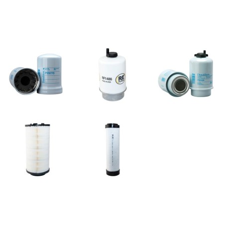Filter Kit for John Deere 3215 with JD 4045HZ275 Engine Air, Oil, Fuel Filters