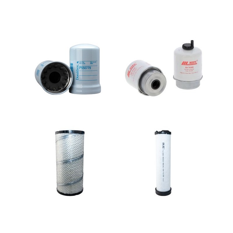 Filter Kit for John Deere 5090G(G/H) Air Oil Fuel Filters with Power Tech M TIER IIIA Engine Year 2009-