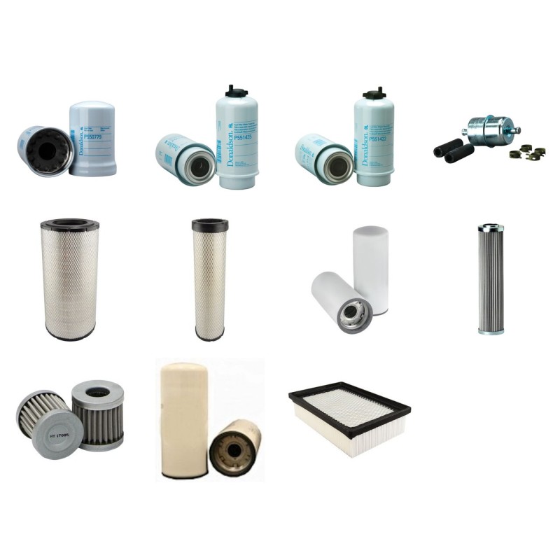 Filter Kit for John Deere 540G III with 6068 TDW 58 Engine SN 618066 Year 2008