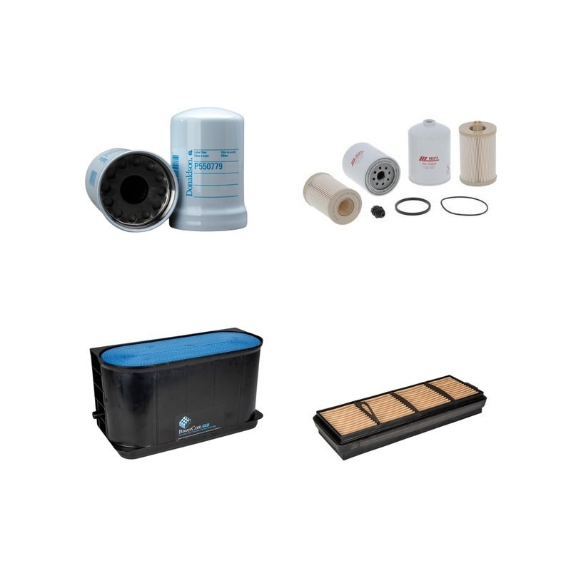 Filter Kit for John Deere 6210R with John Deere 6068HL Engine Year 2012-