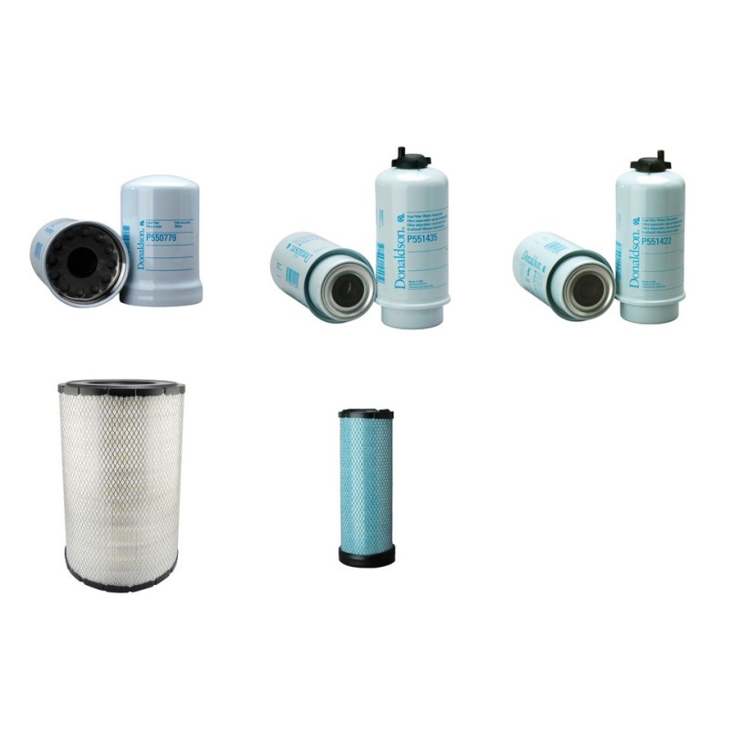 Filter Kit for John Deere 648G3 Air Oil Fuel Filters with JD Engine SN 586337-