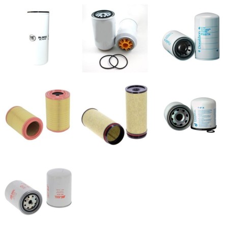 KING LONG 6130 Filter Service Kit w/CUMMINS  Eng.