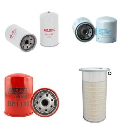 Filter kit for Kobelco 7045 Air Oil Fuel Filters with Mitsubishi Engine