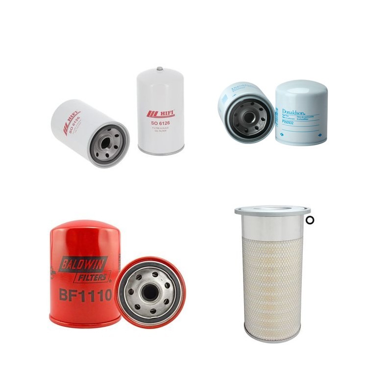 Filter kit for Kobelco 7045 Air Oil Fuel Filters with Mitsubishi Engine