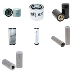 Filter kit for Kobelco SK100V with Isuzu 4Bg1 Engine