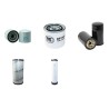 Filter kit for Kobelco SK100V Air Oil Fuel Filters with Isuzu 4BG1 Engine