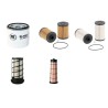 Filter kit for New Holland E140C-SR Air Oil Fuel Filters with Mitsubishi D04EG-TTA Engine Serial No YH07-09001-
