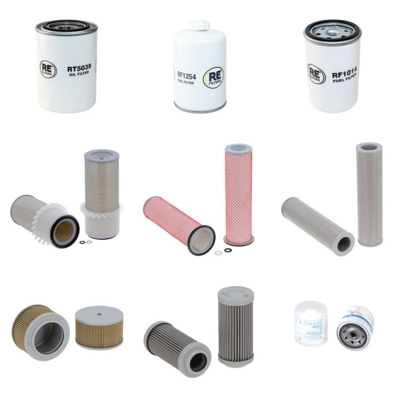 Filter kit for Kobelco SK160IVLC with Cummins 4Bta3.9 Engine