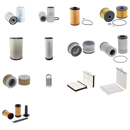 Filter kit for Kobelco SK210-10LC/NLC with Hino J05EUM-KSSC Engine