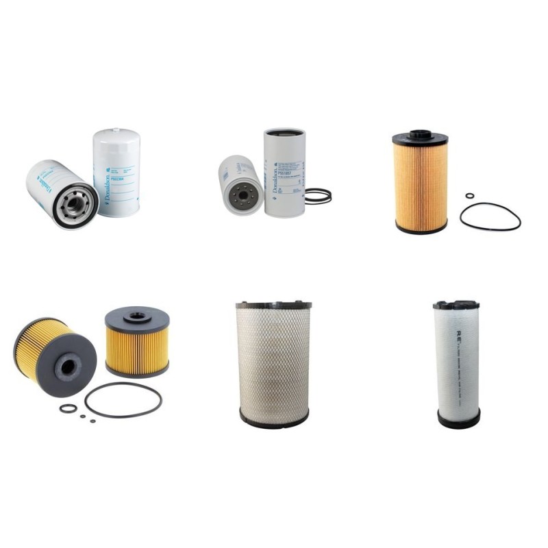 Filter kit for Kobelco SK 270 SR LC-5 with Hino J05E-UM Engine Air Oil Fuel