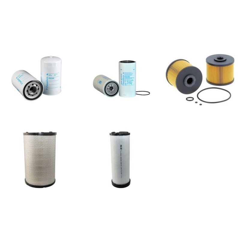 Filter kit for Kobelco Bagger SK210LC9 Air Oil Fuel Filters with Hino J05E-TJ Engine
