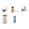 Filter kit for Kobelco SK350-10LC Air Oil Fuel Filters with Hino JO8EVV-KSDK Engine 290CH