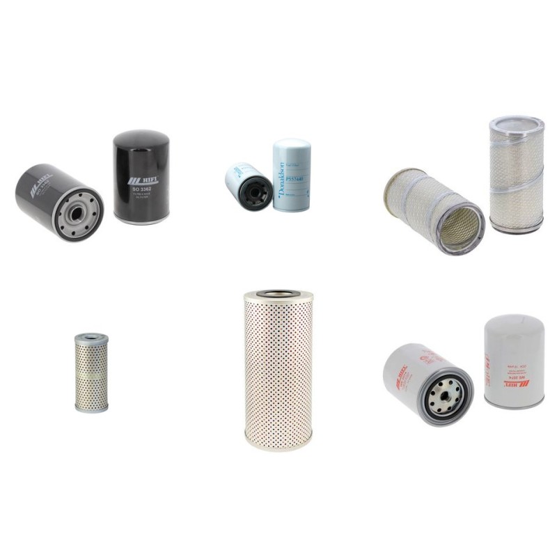 Filter Kit for Komatsu D63 with Komatsu Engine
