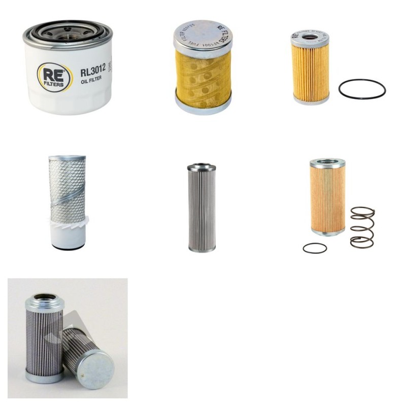 Filter Kit for Komatsu PC30-7 with Yanmar Engine