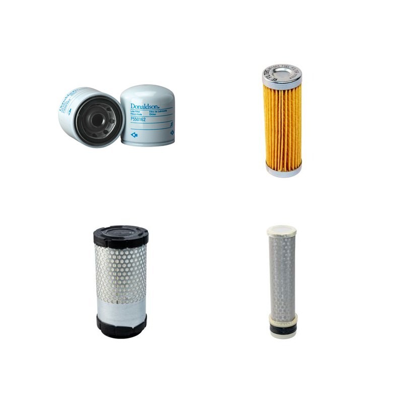 Filter Kit for Kubota K 008 Alpha Air Oil Fuel Filters