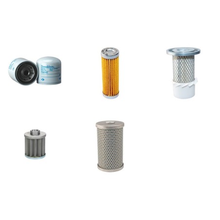 Filter Kit for Kubota KH 007 with Kubota Z430-K1 Engine