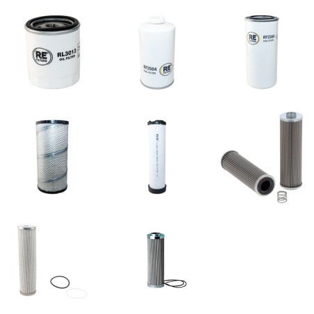 LANDINI 4-090 Filter Service Kit w/Deutz C4Dt62 Eng. 2015- HP 90CH