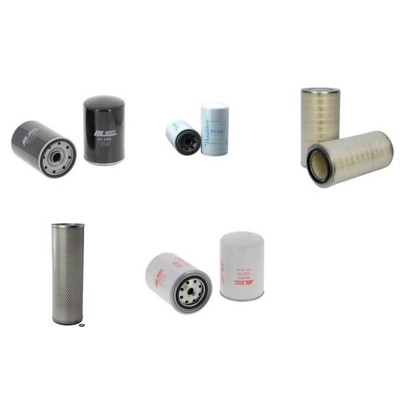 DENYO DCA 180 Filter Service Kit w/KOMATSU SA6D108 Eng.