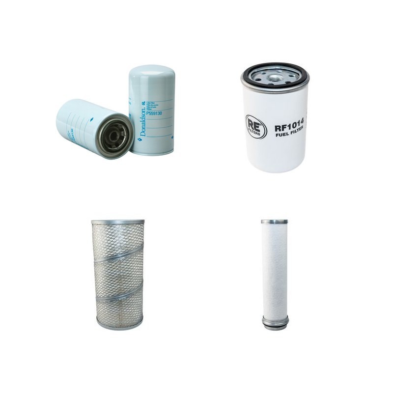 Filter Kit for Volvo 4200B Filter Service Kit Air Oil Fuel Filters with Perkins 4.236 engine