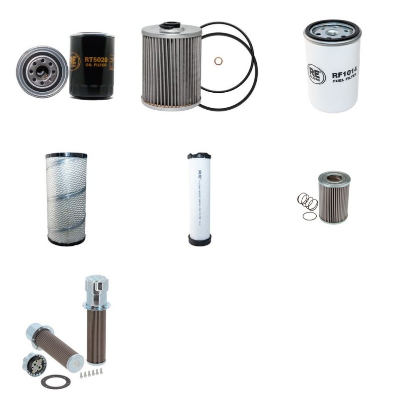 MECALAC 712 MC Filter Service Kit w/Deutz  Eng.