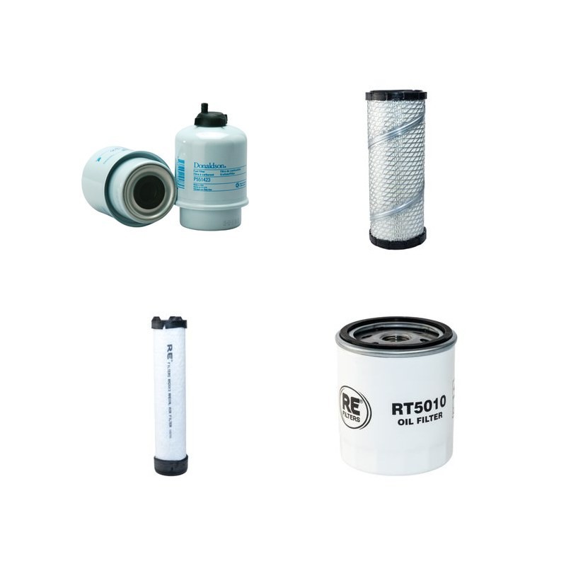 Filter kit suitable for CAT CB24BXT with CAT BH3XL2 Engine YR 2013- Air Oil Fuel Filters