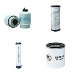 Filter kit suitable for CAT CC24 with Perkins Engine Air Oil