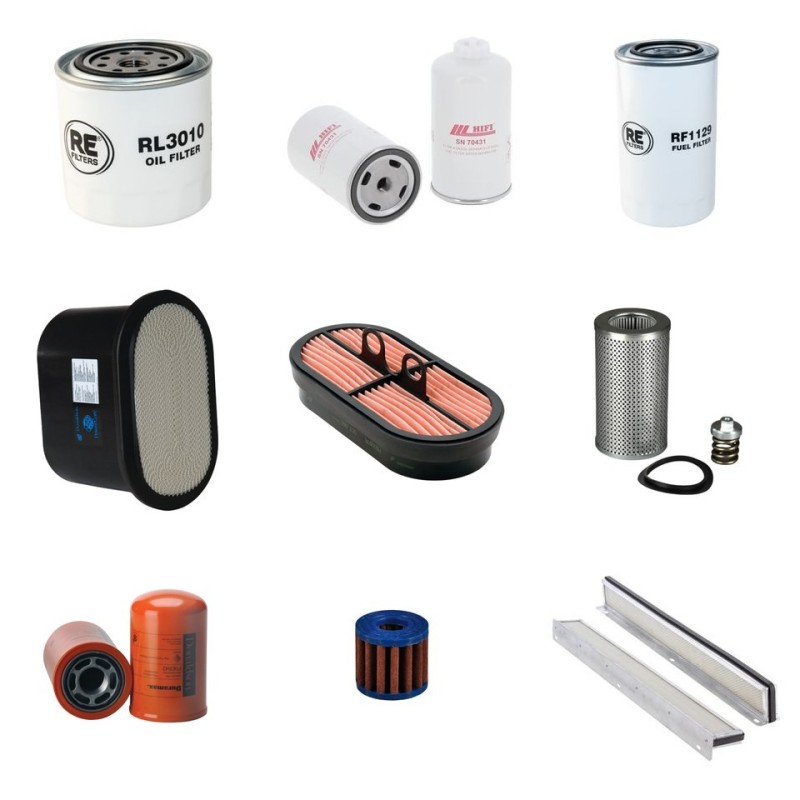 Filter kit for Merlo P32.6L PLUS with Kubota V3800Crt Engine 2014