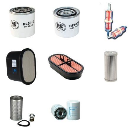 Filter kit for Merlo P38.13 Panoramic with Kubota V3307-Dt-Eu2 Engine 2015