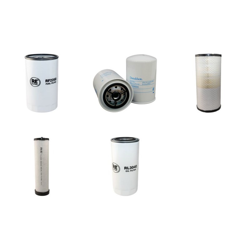 Filter kit for Merlo P37.10CS Air Oil Fuel Filters with Deutz BF4M2012C Engine