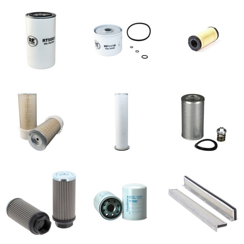 Filter kit for Merlo P38.13PLUS with Perkins 1104D44T Engine Year 2011-