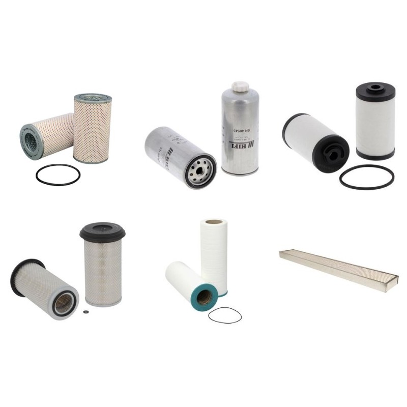Filter kit for New Holland 8030 with Mercedes OM352A Engine