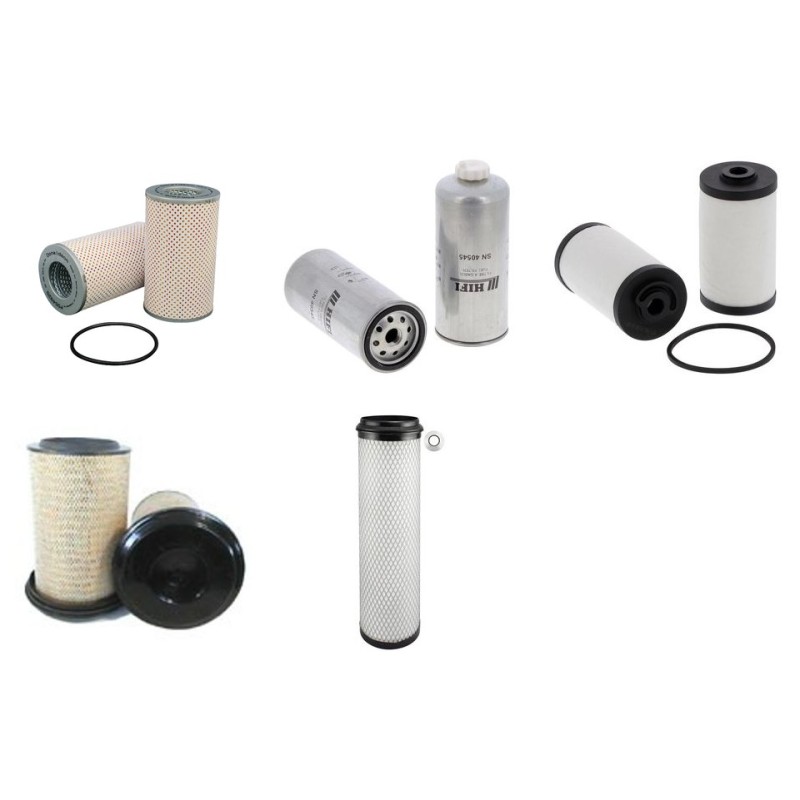 Filter kit for New Holland 8070 with Mercedes OM352A Engine
