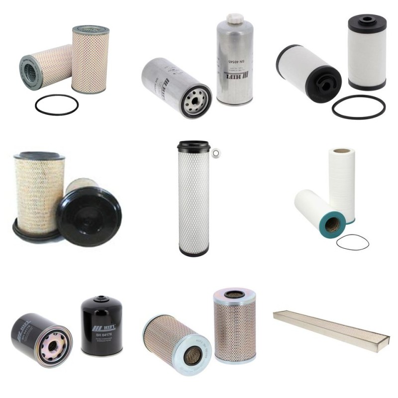 Filter kit for New Holland 8070 with Mercedes OM352A Engine